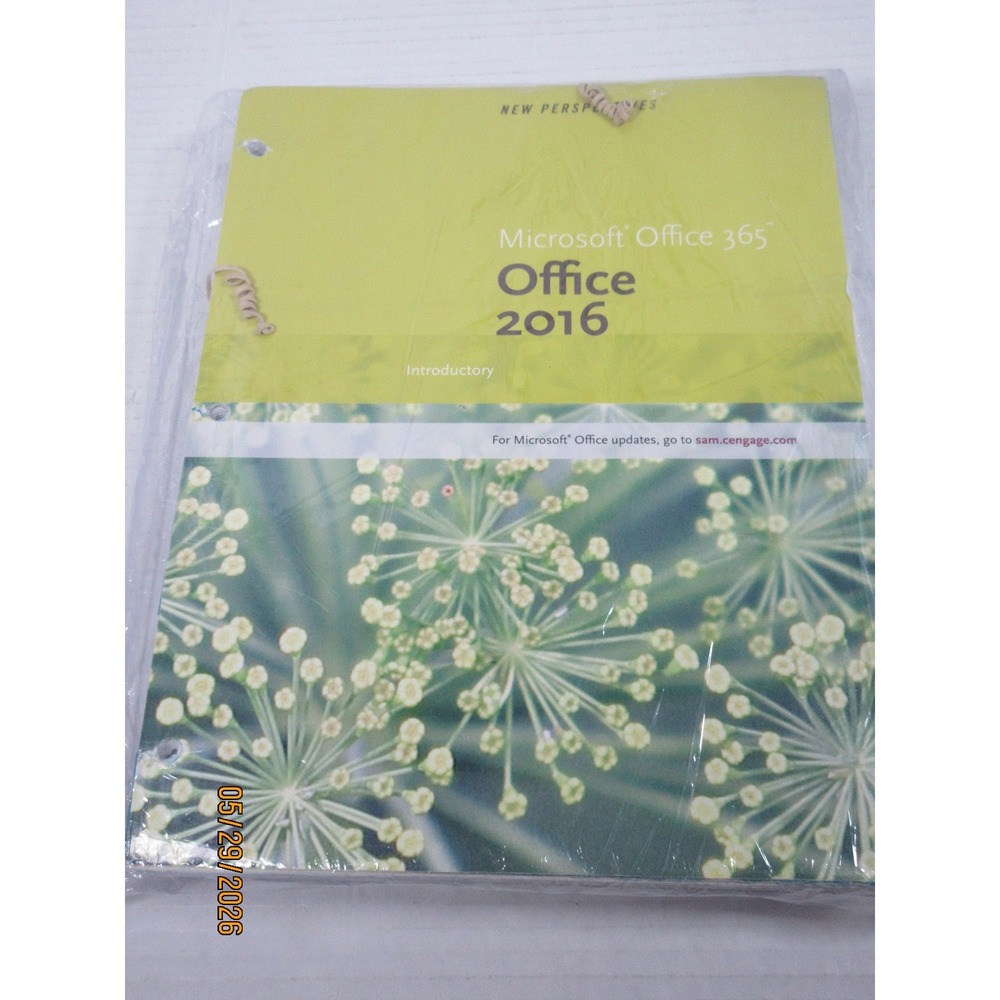 Microsoft Office 365 Office 2016 Introductory New Perspectives Loose Leaf 2017
